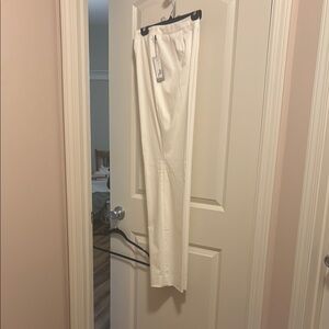 Adrienne Vittadini White Straight Leg Pants